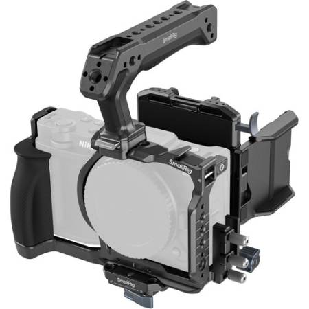 SmallRig 6113 - zestaw (klatka, uchwyt górny, płytka V-Mount z osłoną LCD, zapięcie, zacisk HDMI) do Nikon ZR